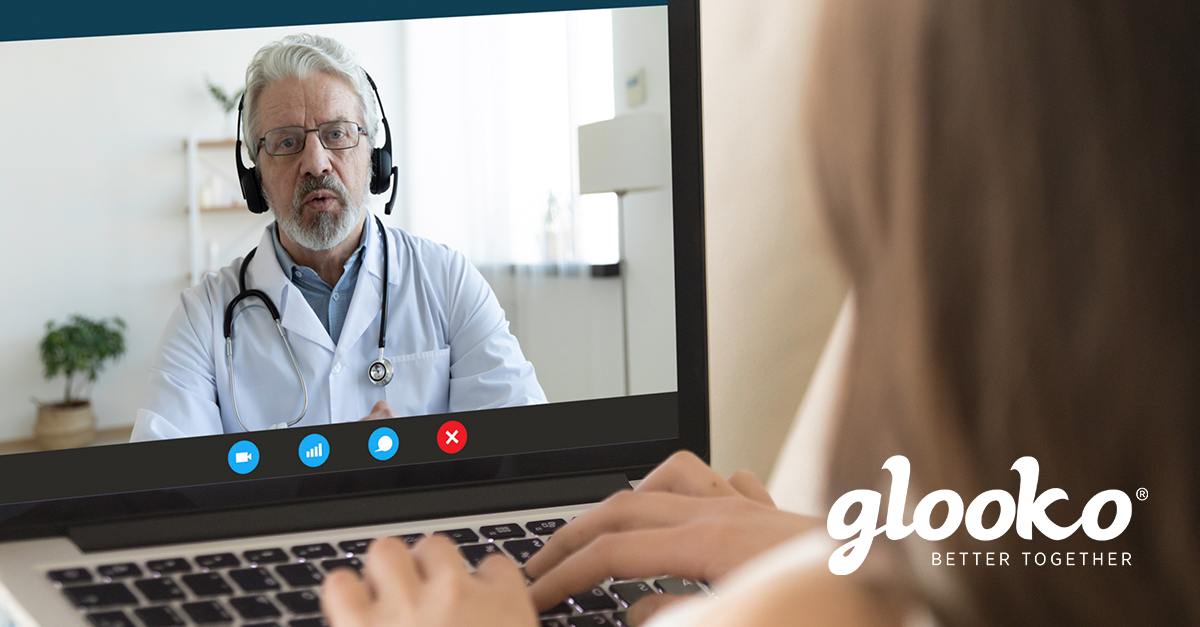Woman with diabetes on a telehealth appointment