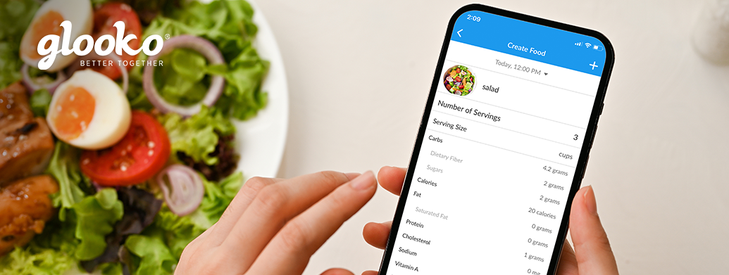 Glooko Mobile App Food Tracker for Diabetes
