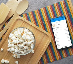 Popcorn for Glooko Mobile App's Food Tracker