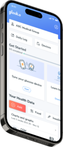 Glooko Mobile App Home Screen for People with Diabetes