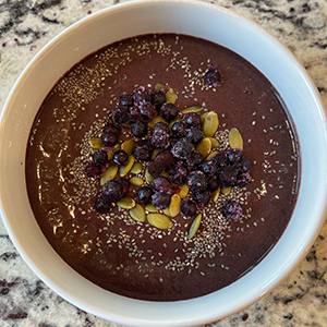 Smoothie Bowl for People with Diabetes