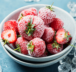 Frozen Strawberries for People with Diabetes