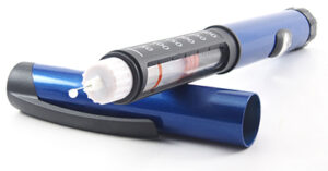 Insulin pen for people with diabetes