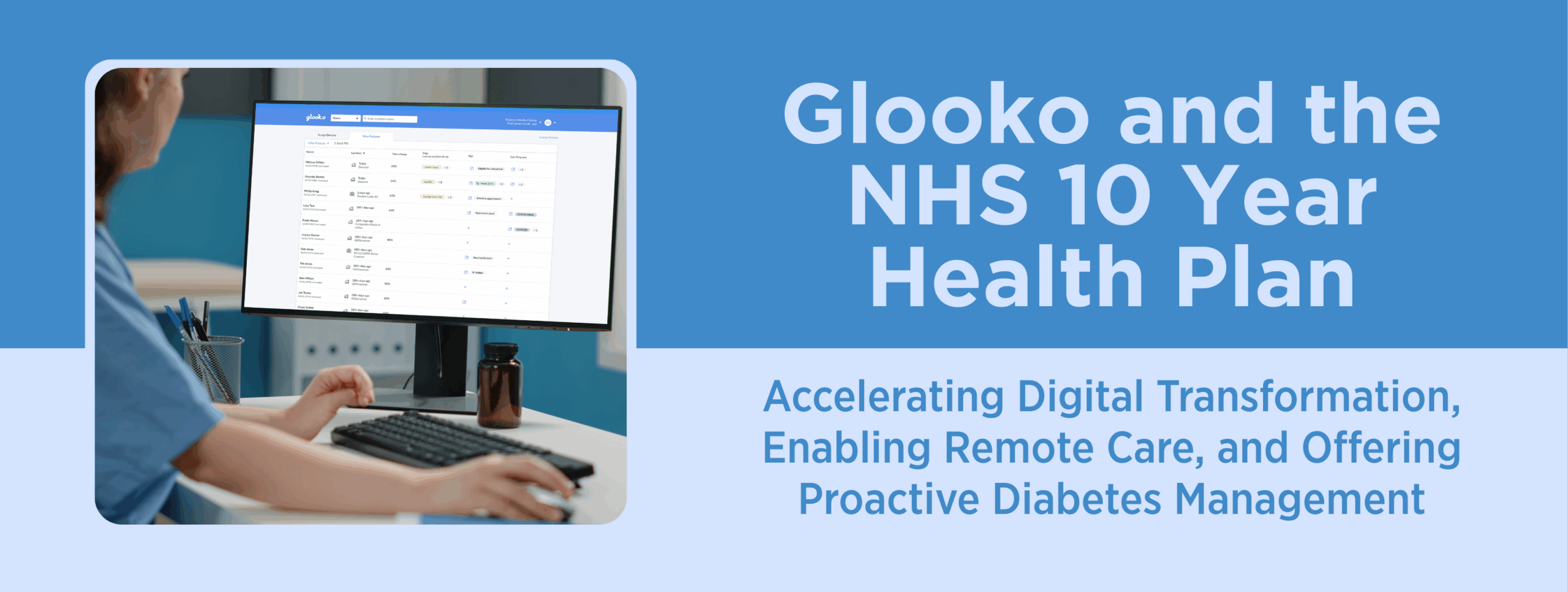 Glooko Diabetes Technology and the NHS 10 Year Plan