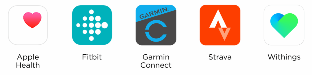 Glooko Mobile App Compatibility with Apple Health, Fitbit, Garmin Connect, Strava, and Withings