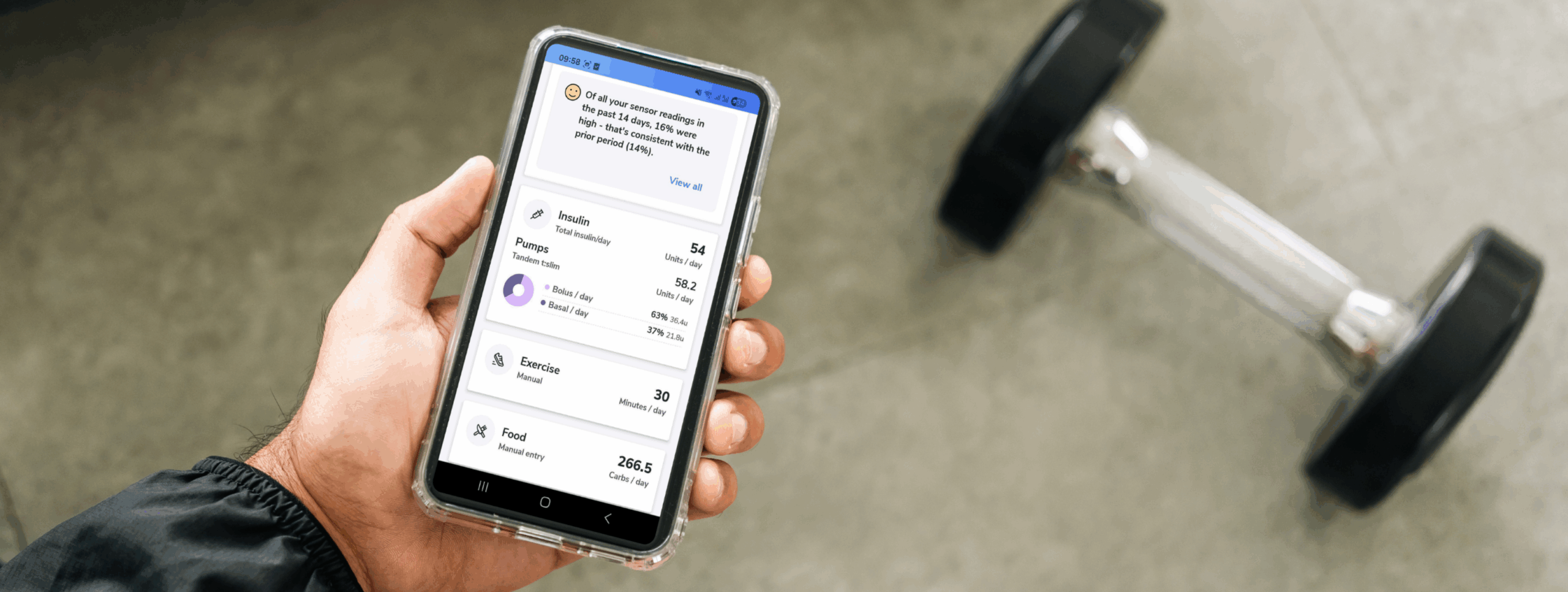 Exercise Tracking in the Glooko Mobile App for People with Diabetes