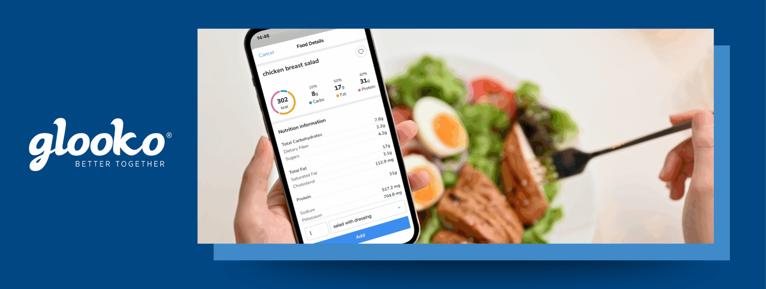 Glooko Mobile App's Food Tracker for Better Diabetes Management