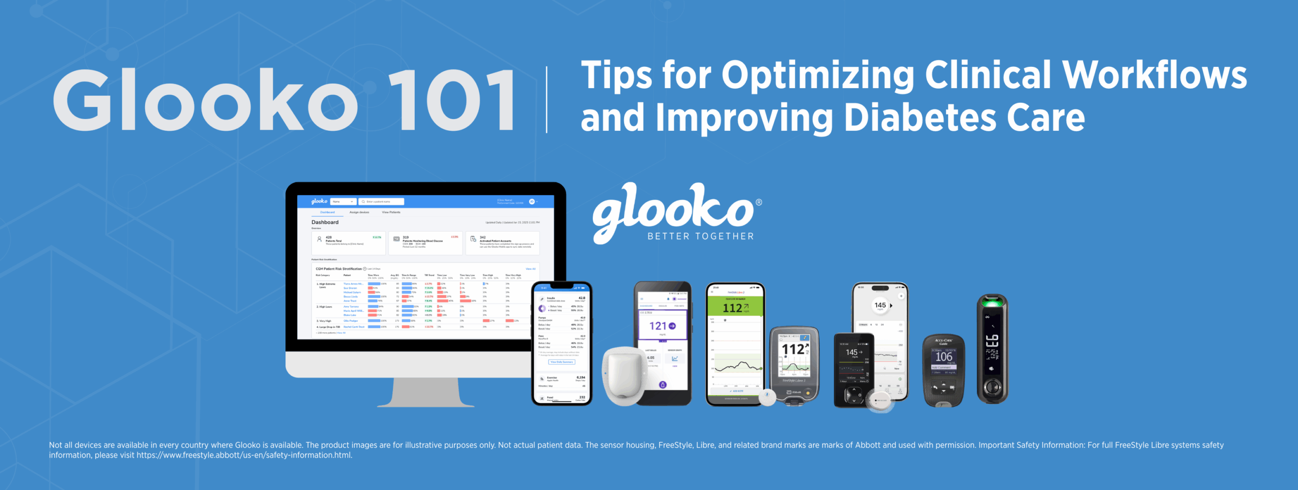 Glooko 101 Webinar on Device Compatibility, Clinical Workflows, and Diabetes Patient Care