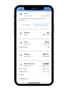 Glooko Mobile App for Blood Pressure and Weight Tracking
