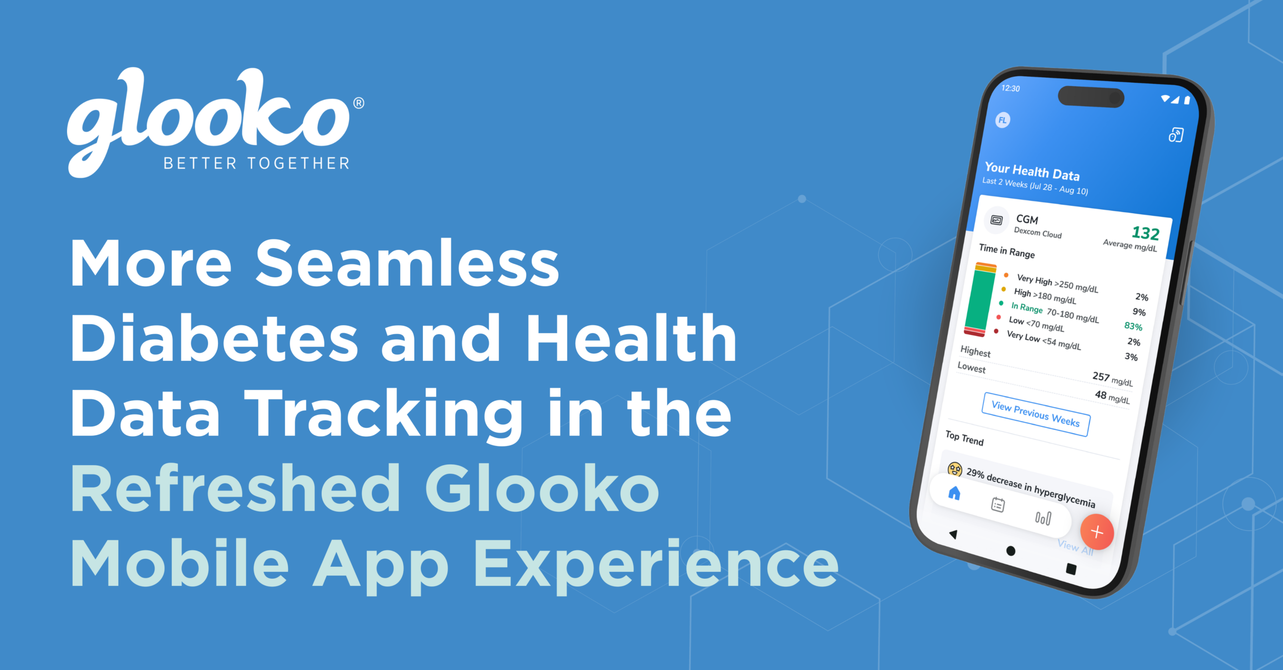 More Seamless Diabetes and Health Data Tracking in the Refreshed Glooko Mobile App Experience