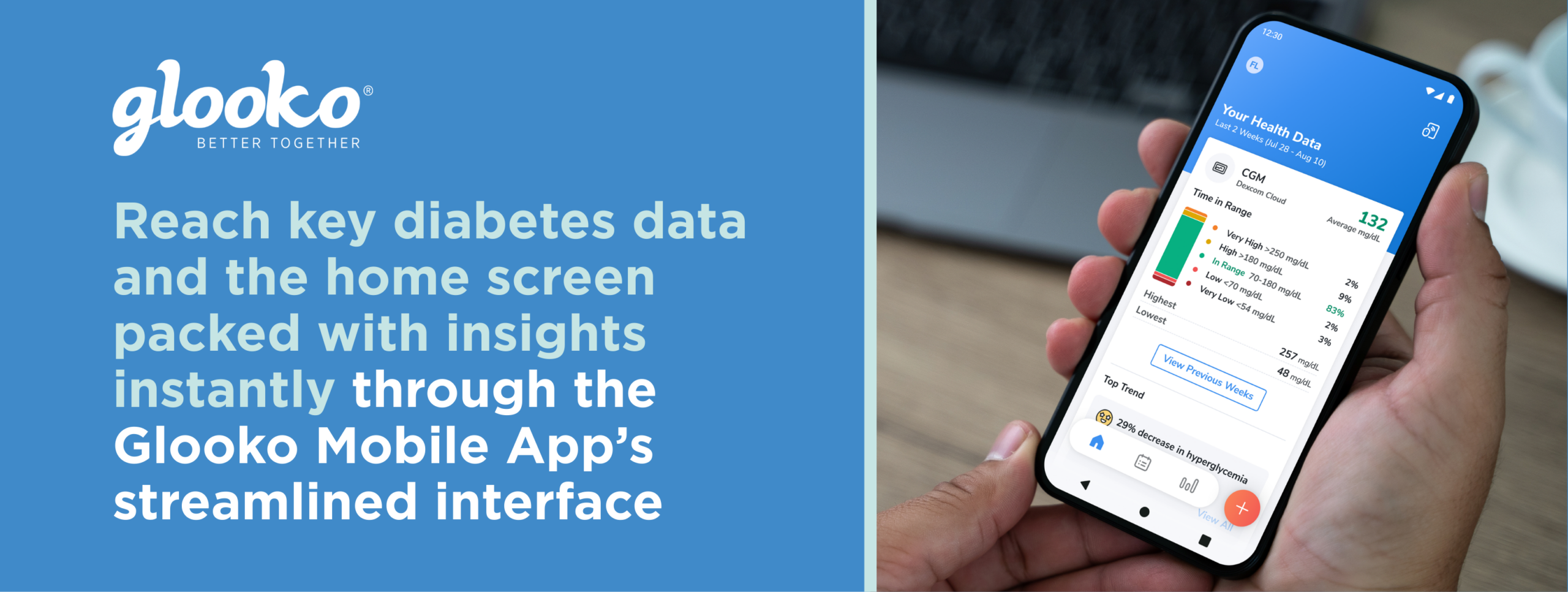 Refreshed Glooko Mobile App for Diabetes
