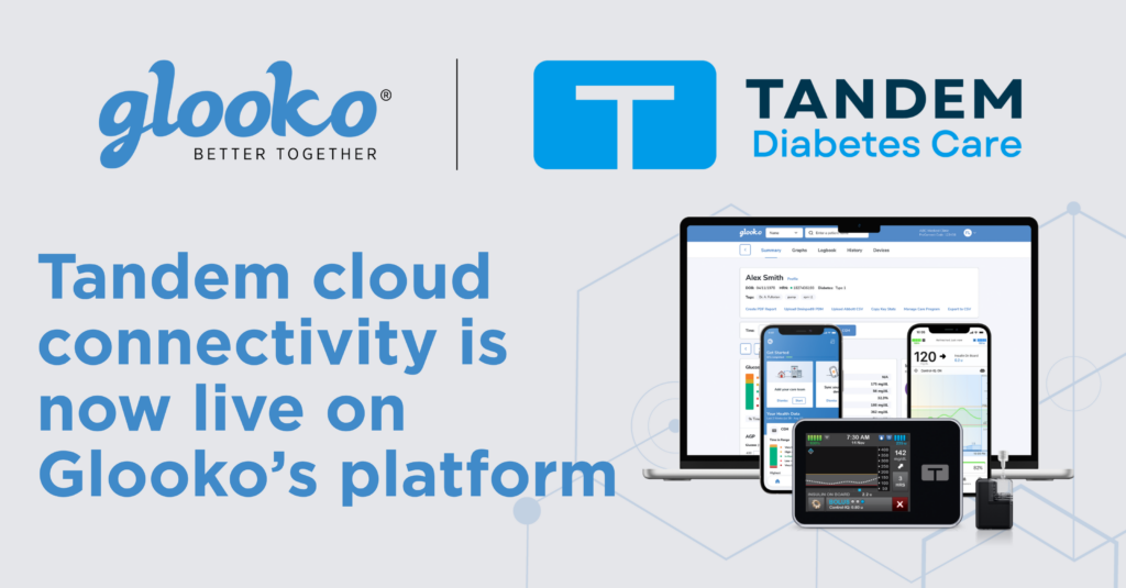 Glooko Platform Adds Tandem Cloud Connectivity