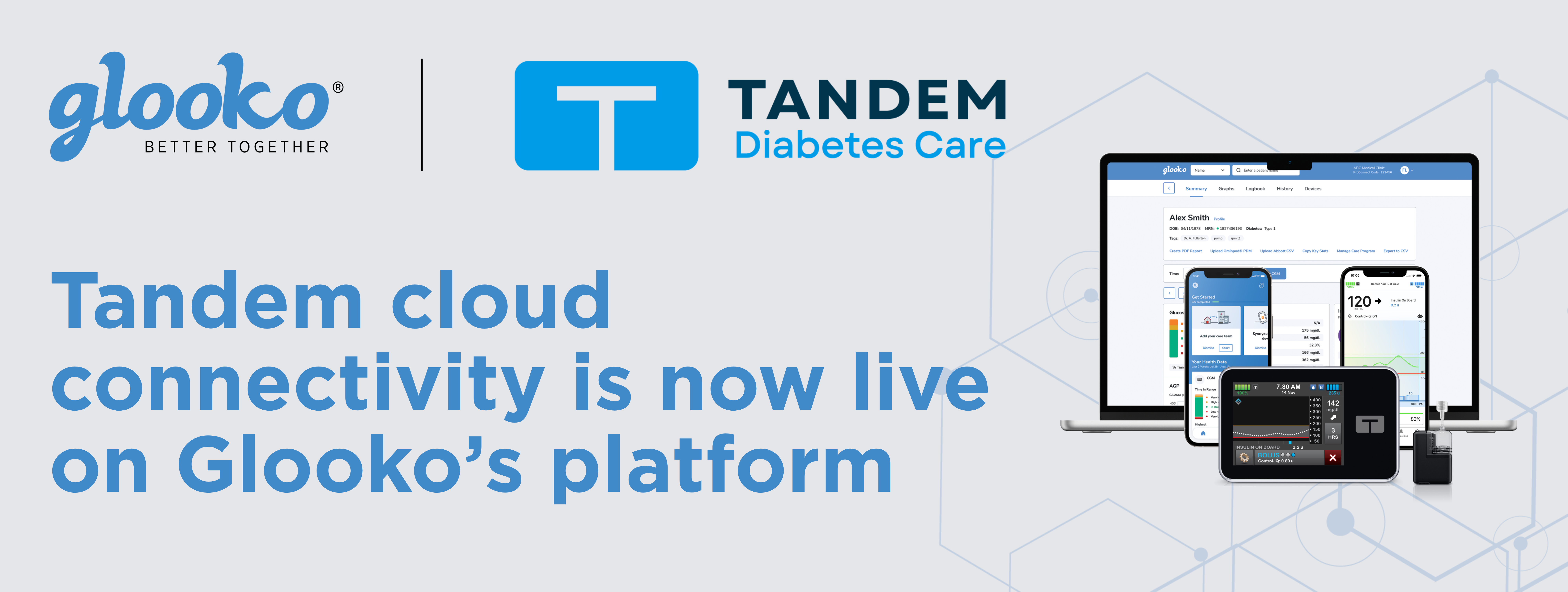 Tandem cloud connectivity is now live on Glooko's platform